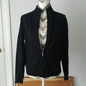 Black cashmere sweater